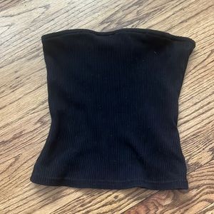 Ribbed tube top